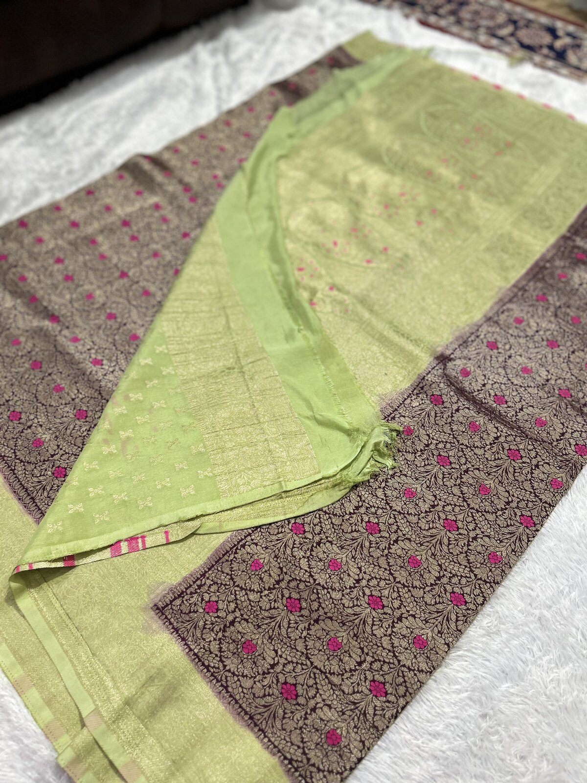 Suvarna Reverie — Mix Banarasi Georgette Saree — photo 1