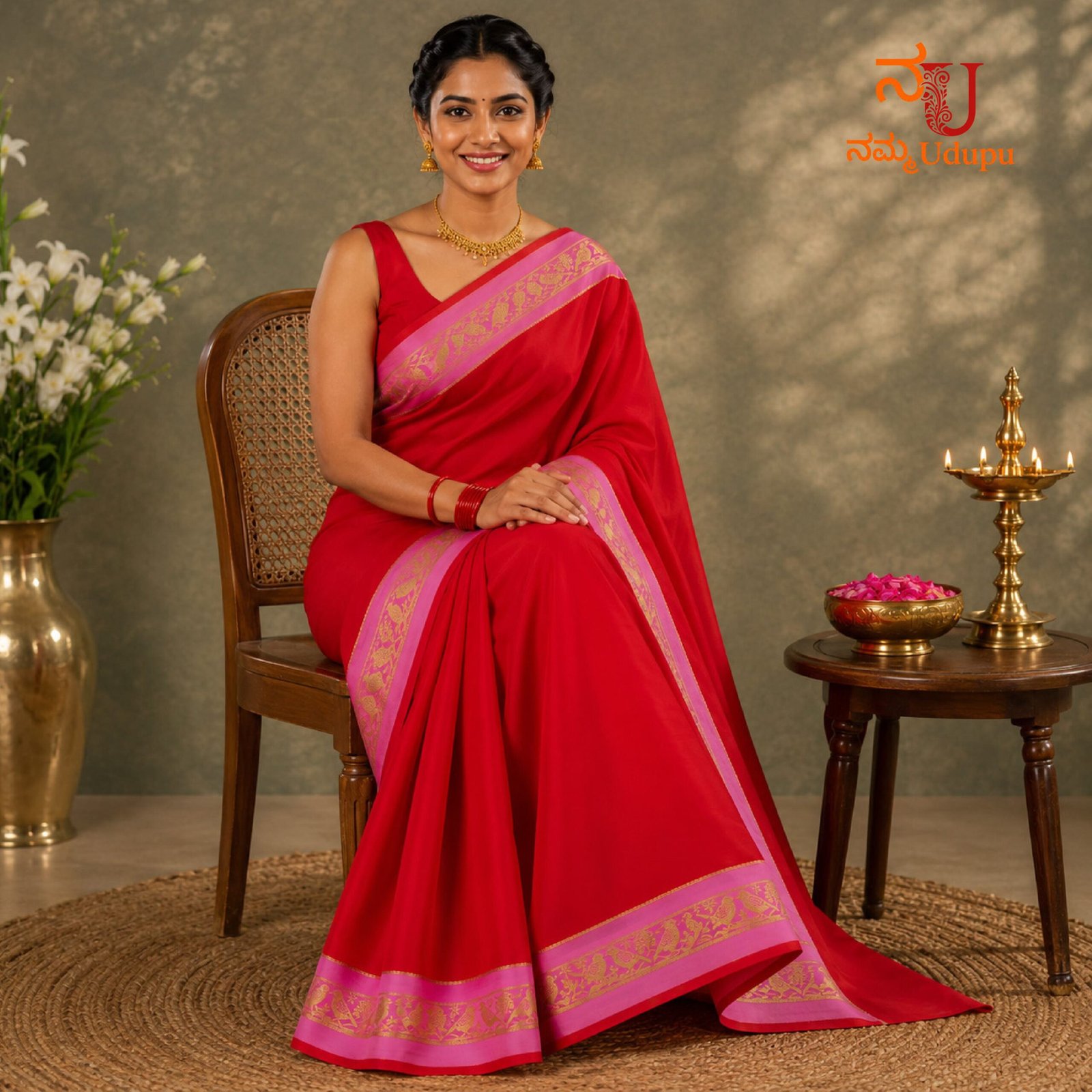 Avantika - Pure Mysore Crepe Silk Saree