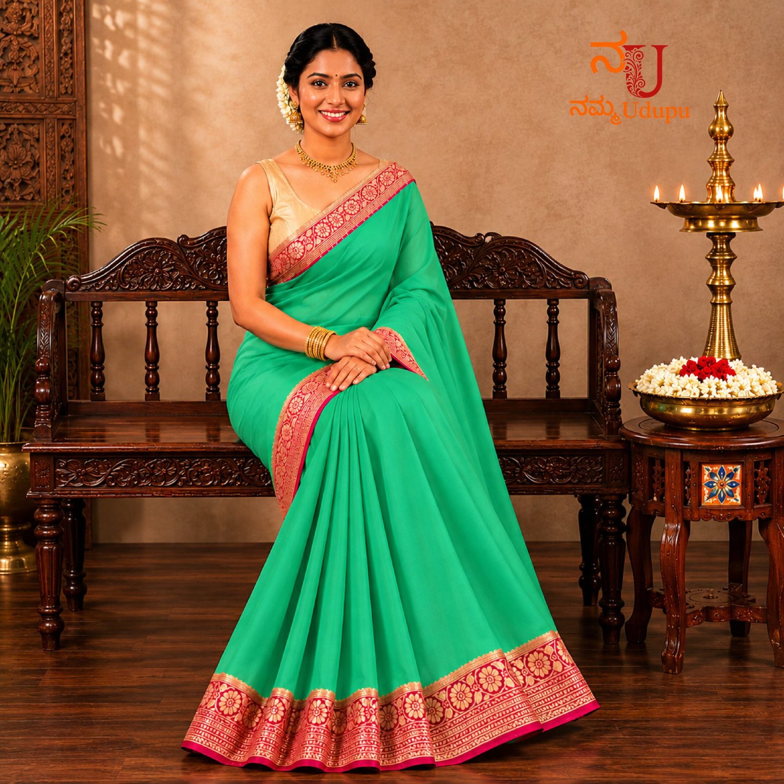 Janani- Pure Mysore Crepe Silk Saree