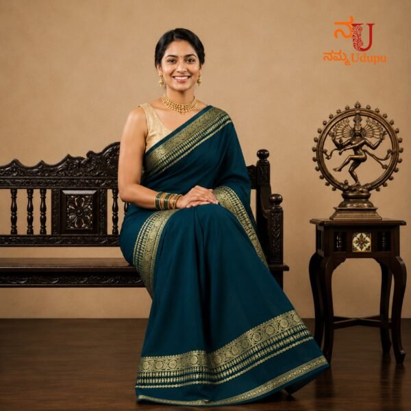 Pallavi – Pure Mysore Crepe Silk Saree