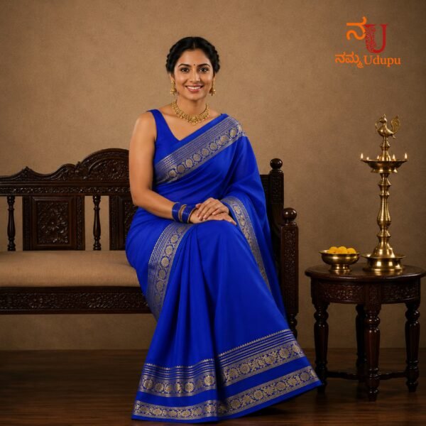 Poornima – Pure Mysore Crepe Silk Saree